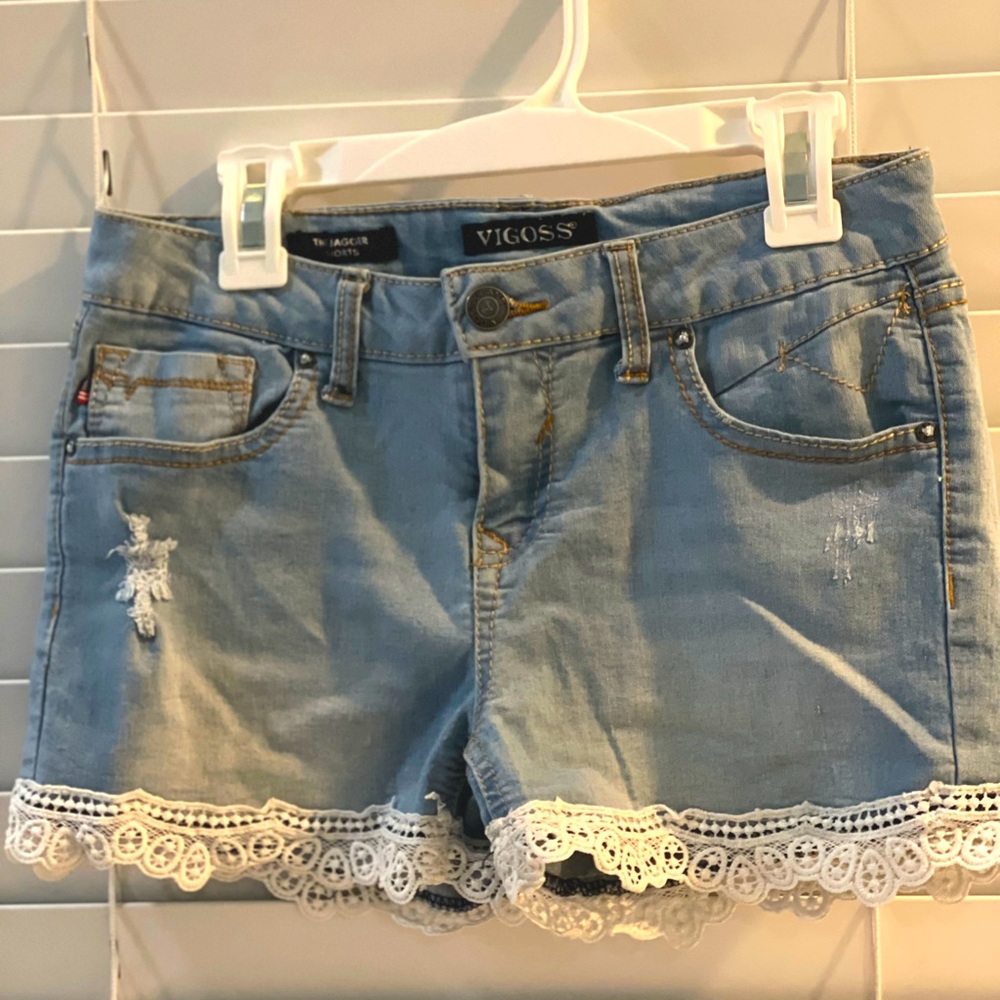 Vigoss Ripped Jean Shorts